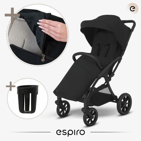 Espiro Fuel Pro 10 Dynamic Black wózek spacerowy